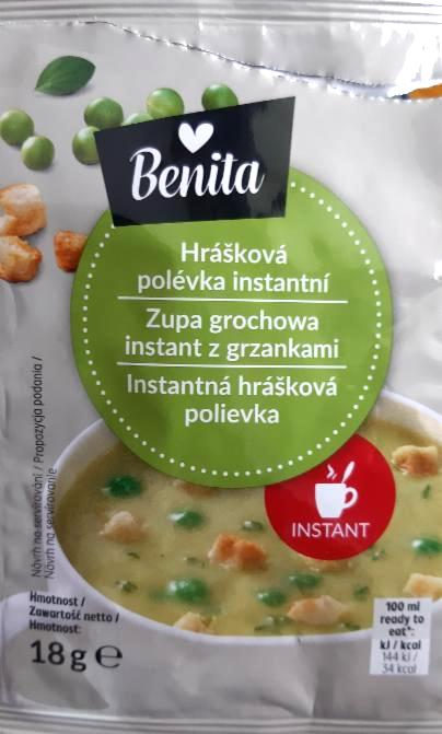 Fotografie - Hrášková polévka instantní Benita