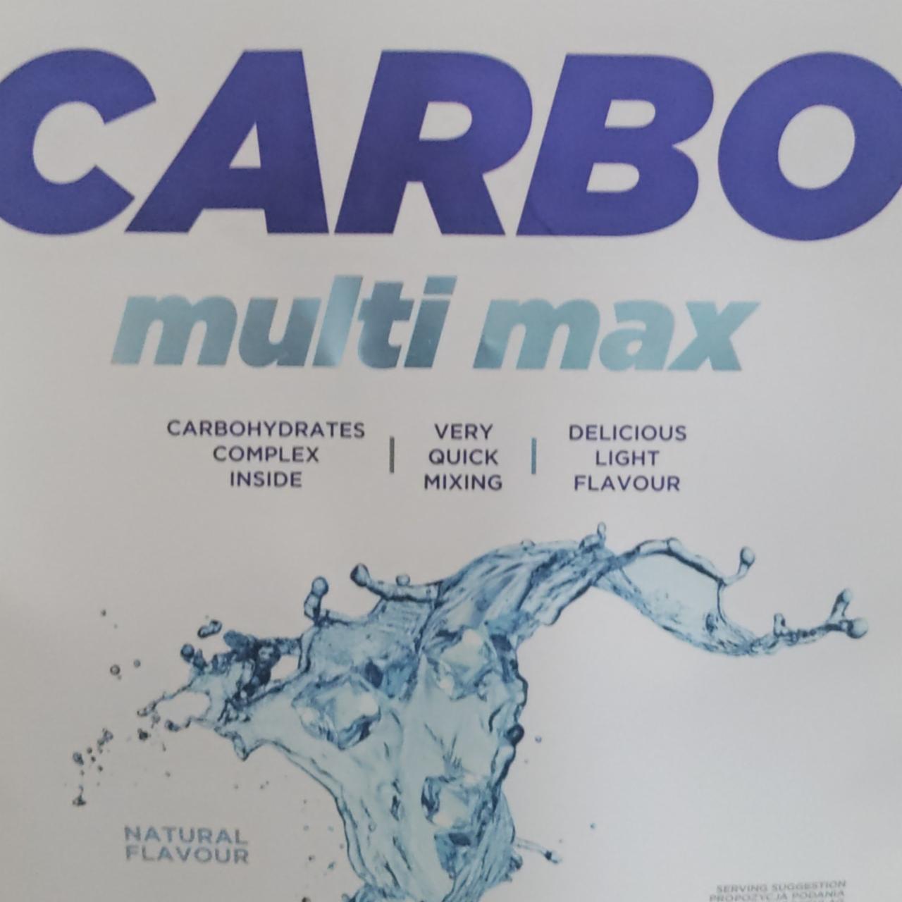 Fotografie - Carbo multi max natural flavour Allnutrition