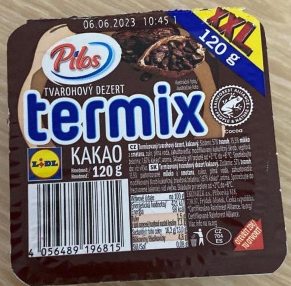 Fotografie - Termix kakao tvarohový dezert Pilos