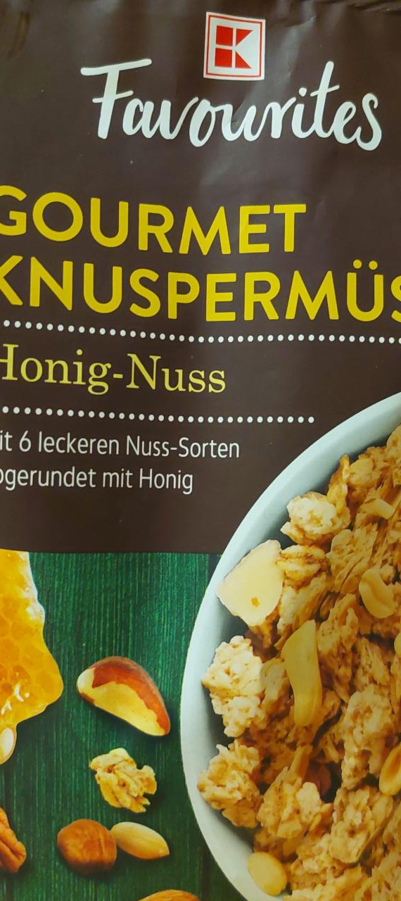 Fotografie - Gourmet Knuspermüsli Honig-Nuss K-Favourites