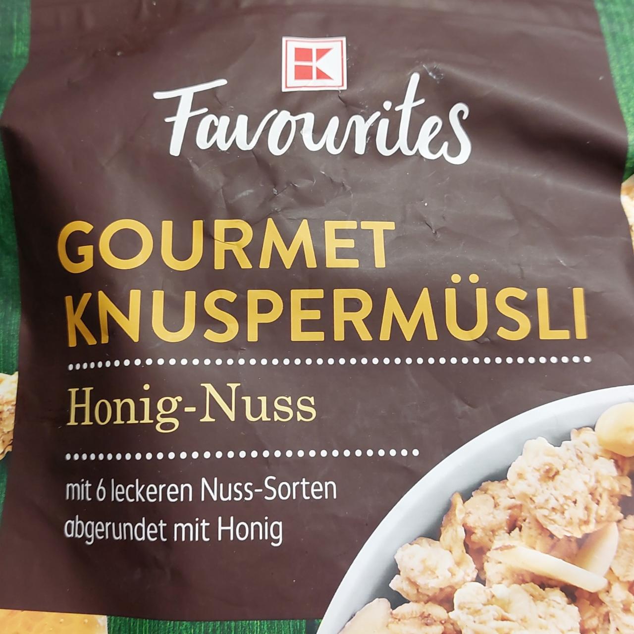 Fotografie - Gourmet Knuspermüsli Honig-Nuss K-Favourites