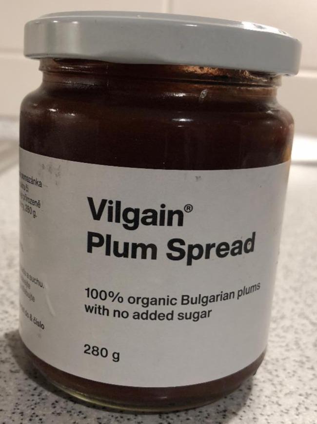 Fotografie - Plum Spread 100% organic Bulgarian plums with no added sugar Vilgain