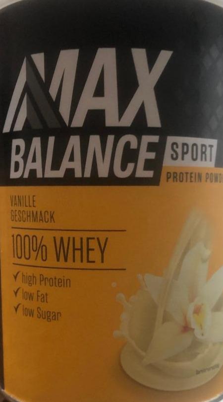 Fotografie - max balance protein vanilka 