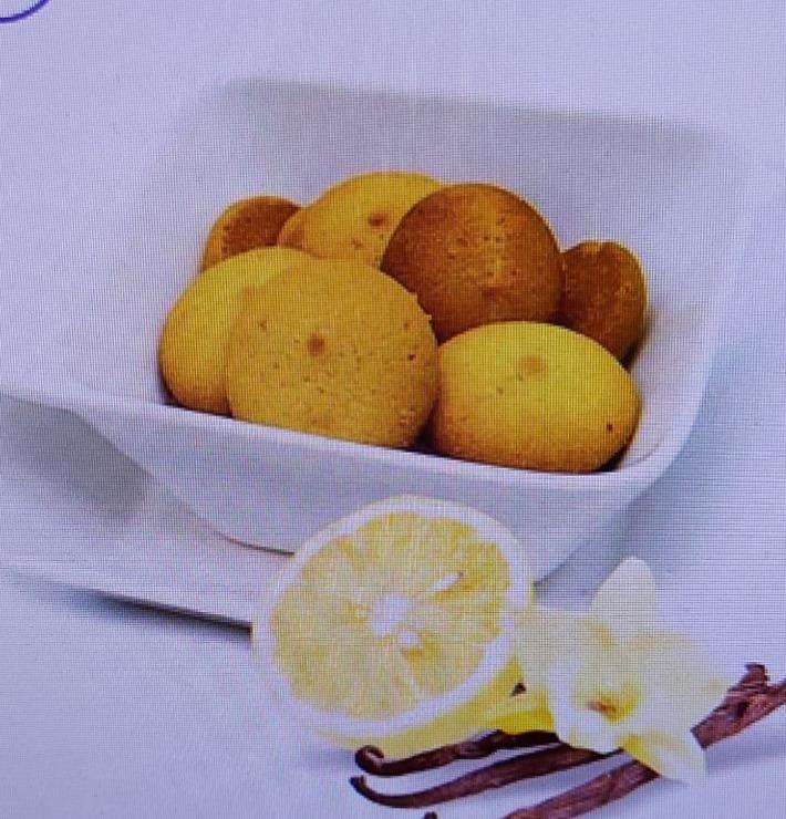 Fotografie - Kulaté piškoty s příchutí vanilky a citronu Victus