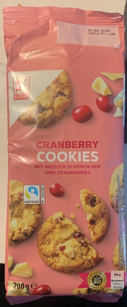 Fotografie - Cranberry Cookies mit Weisser Schokolade K-Classic