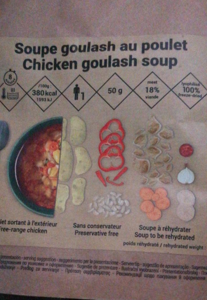 Fotografie - Soupe goulash au poulet Chicken goulash soup