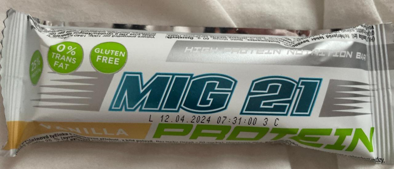 Fotografie - Vanilla protein bar 25% Mig 21