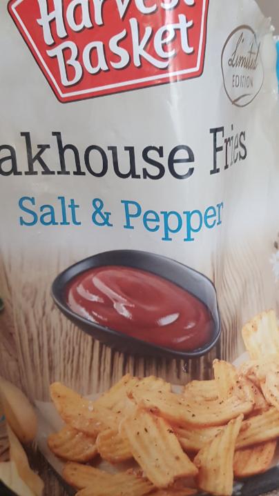 Fotografie - Steakhouse Fries Salt & Pepper Harvest Basket