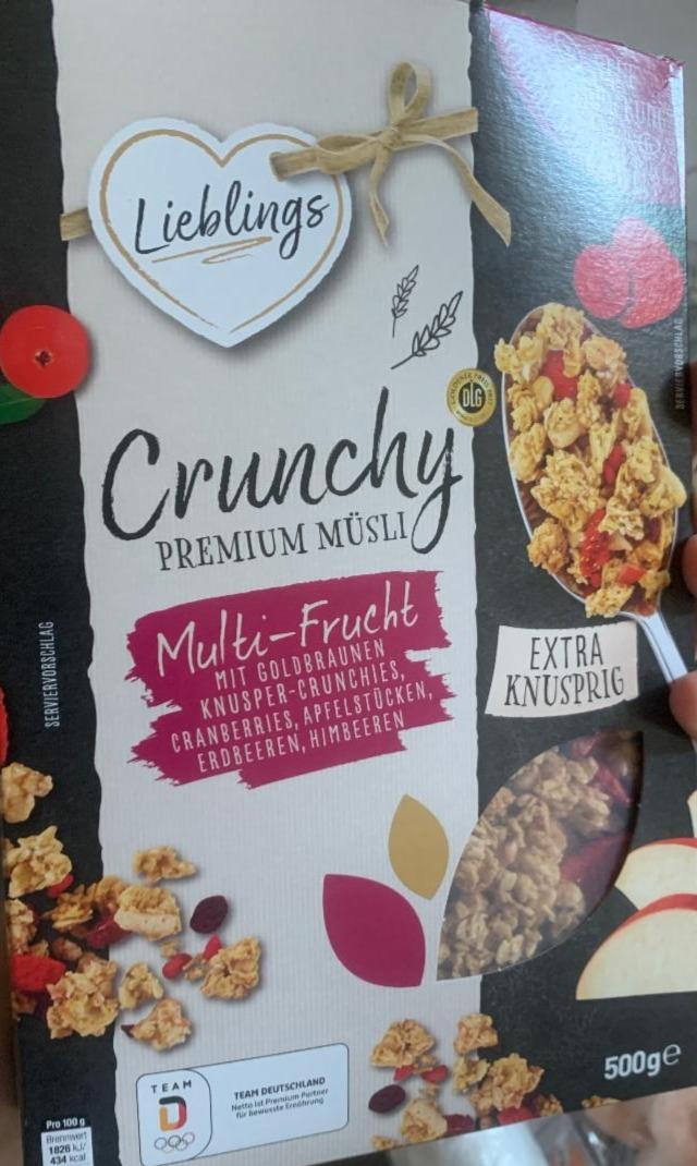 Fotografie - Crunchy Premium Müsli Multi-Frucht Lieblings