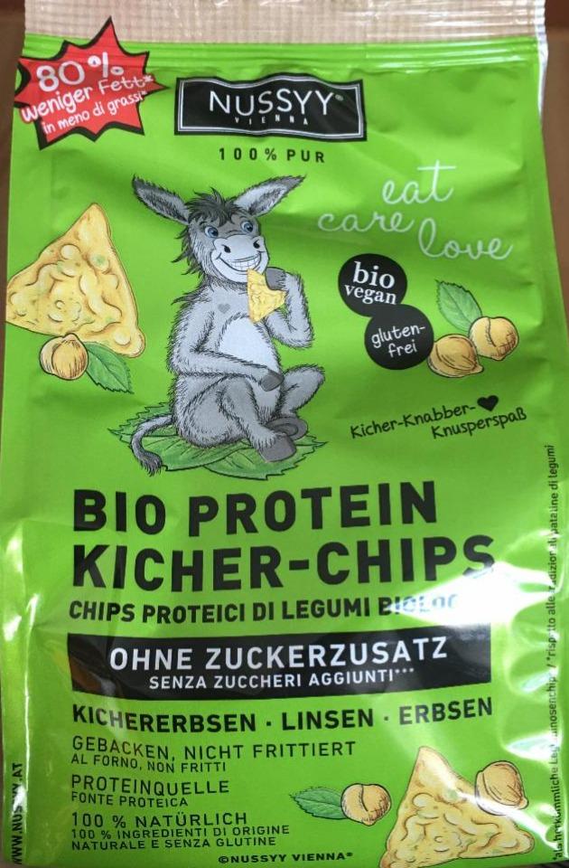 Fotografie - Bio protein Kicher-Chips Nussyy