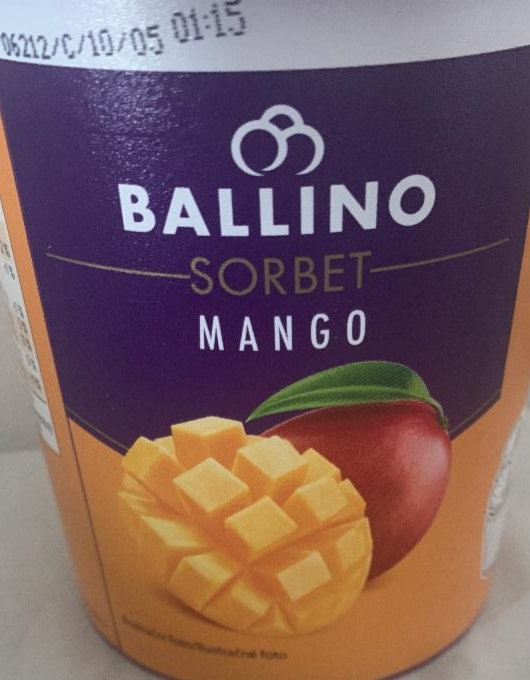 Fotografie - Sorbet mango Ballino