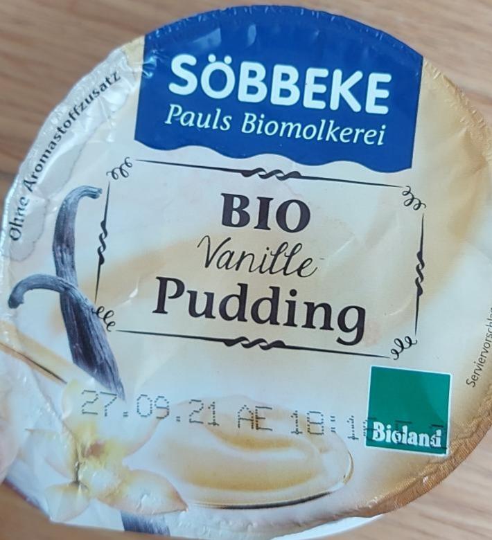 Fotografie - bio pudding vanille Söbbeke