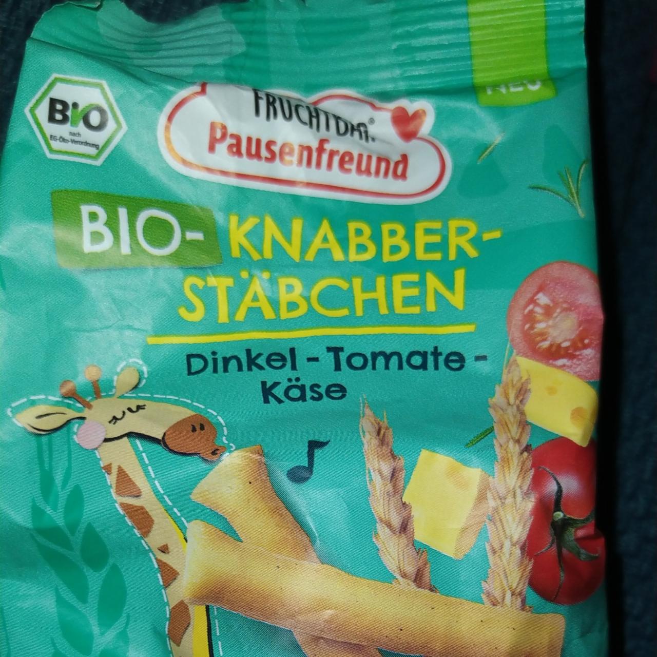 Fotografie - Bio-Knabber-Stäbchen Dinkel-Tomate-Käse FruchtBar Pausenfreund