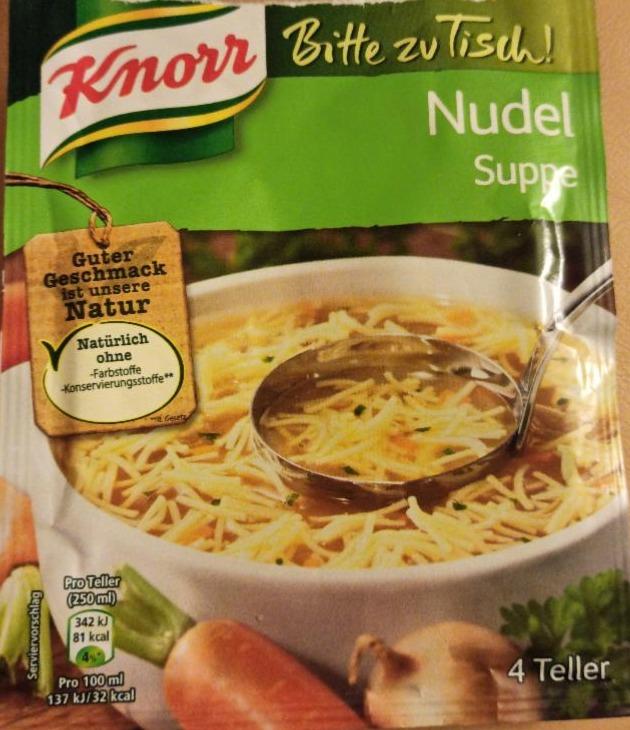 Fotografie - Bitte zu Tisch! Nudel Suppe Knorr