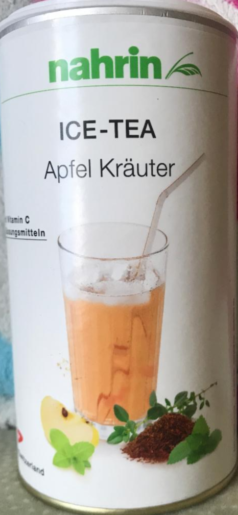 Fotografie - Ice-tea Apfel-Kräuter Nahrin