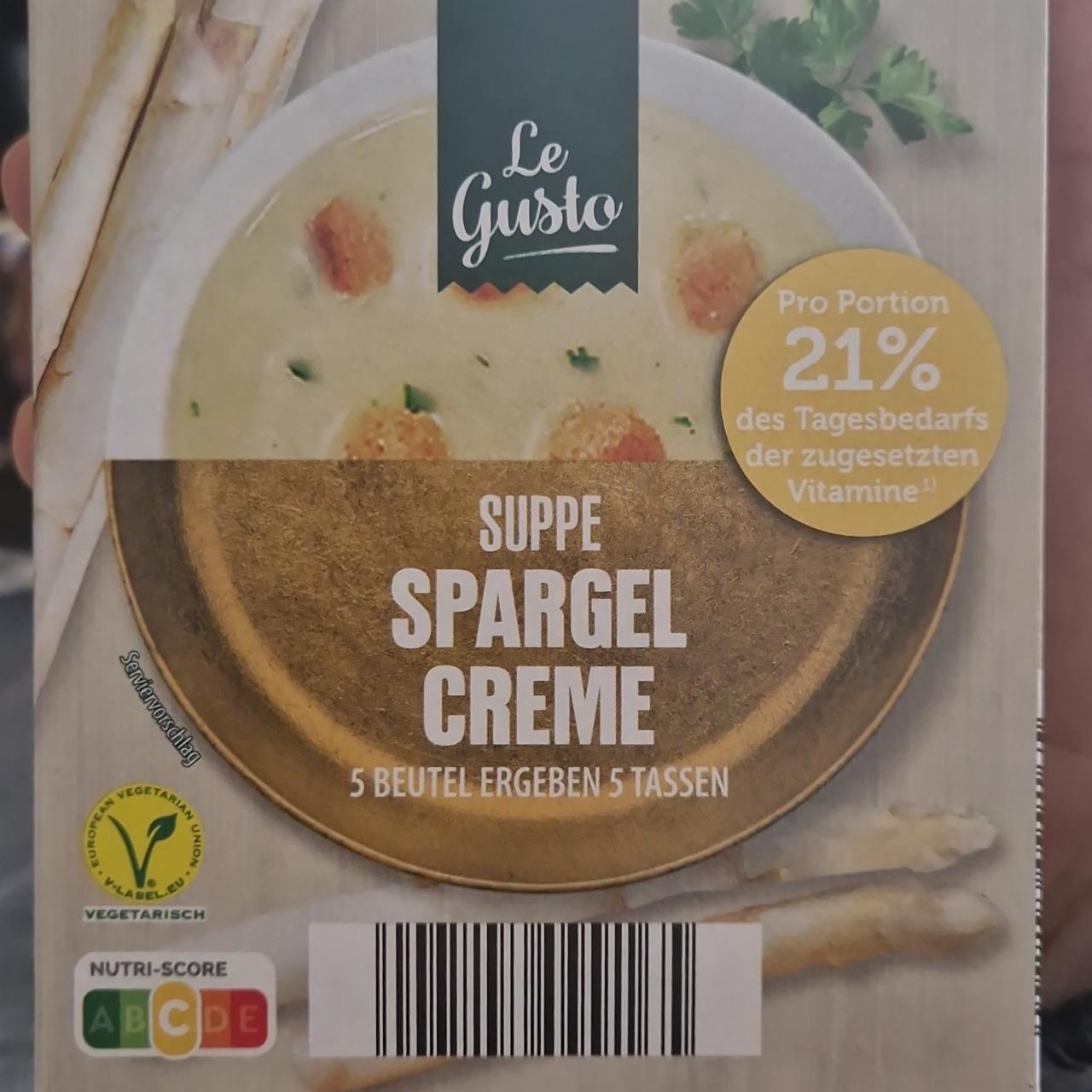 Fotografie - Suppe Spargel Creme Le Gusto