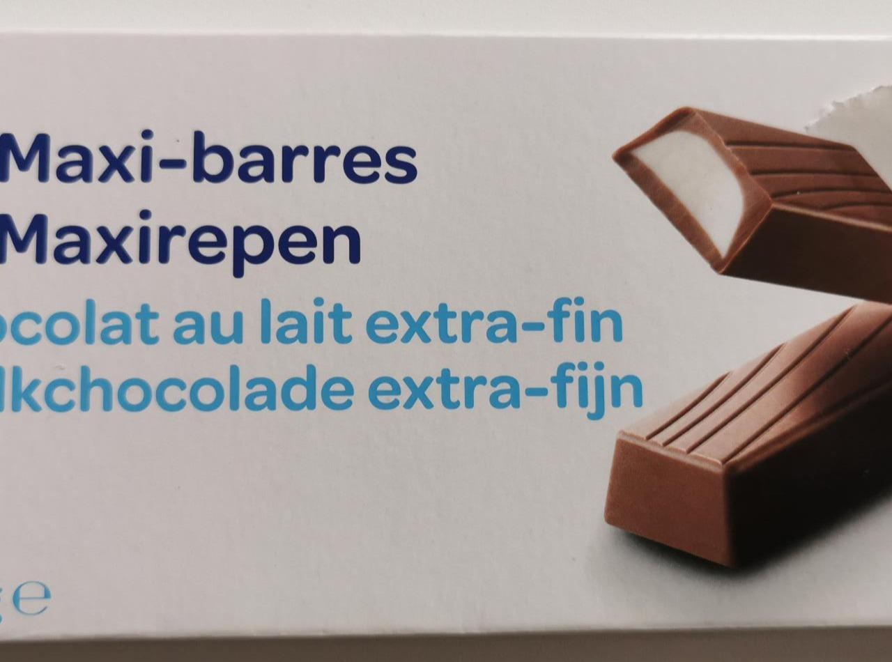 Fotografie - Maxi-barres chocolat au lait extra-fin Carrefour