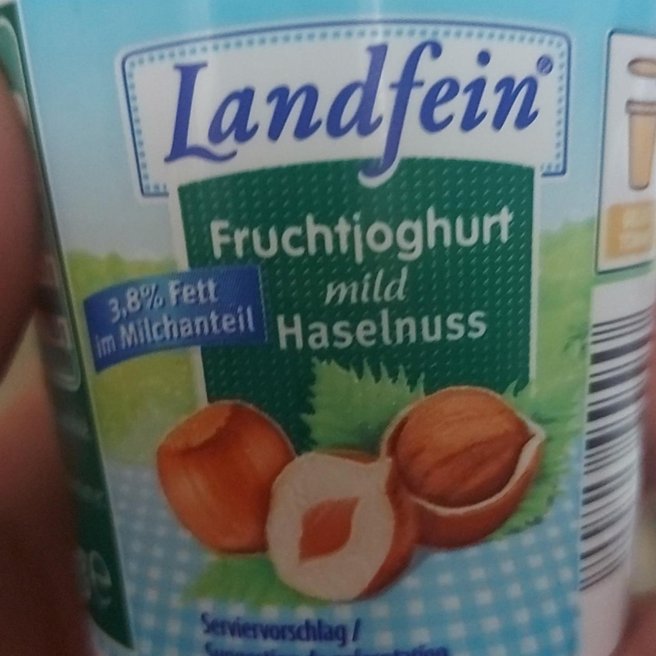 Fotografie - Fruchtjoghurt mild Haselnuss 3,8% Fett Landfein