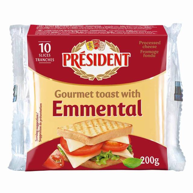 Fotografie - Gourmet toast with Emmental Président