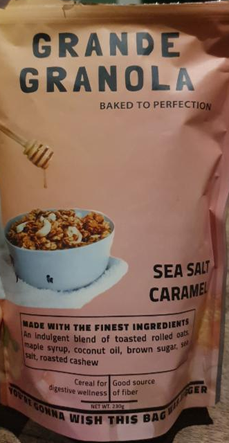 Fotografie - Grande granola sea salt caramel