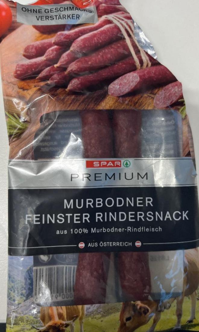 Fotografie - Murbodner Feinster Rindersnack Spar Premium
