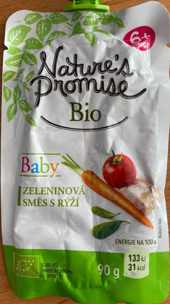 Fotografie - Bio Baby Zeleninová směs s rýží Nature's Promise
