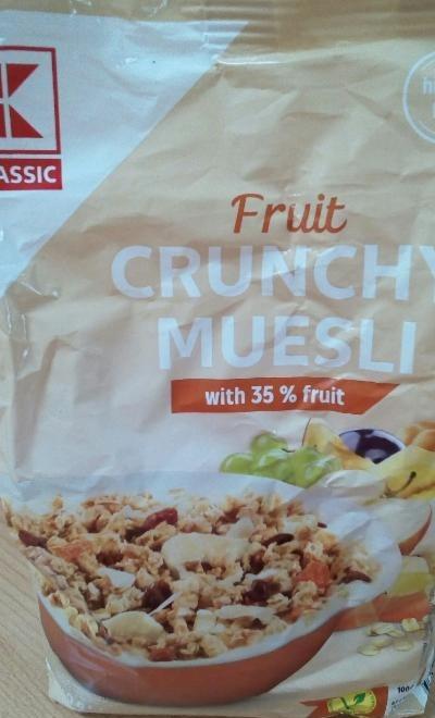 Fotografie - Crunchy Muesli with 35% fruit K-Classic