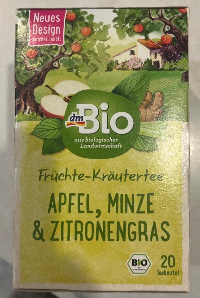 Fotografie - Früchte-Kräutertee Apfel,Minze & Zitronengras dmBio