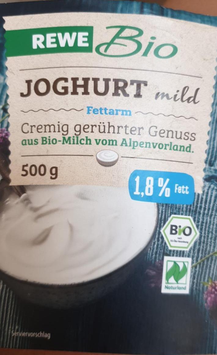 Fotografie - Joghurt mild 1,8% Fet Rewe Bio