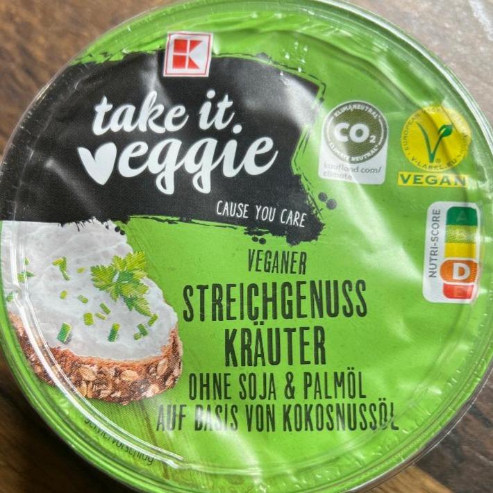 Fotografie - Veganer Streichgenuss kräuter ohne soja & palmöl Take it veggie