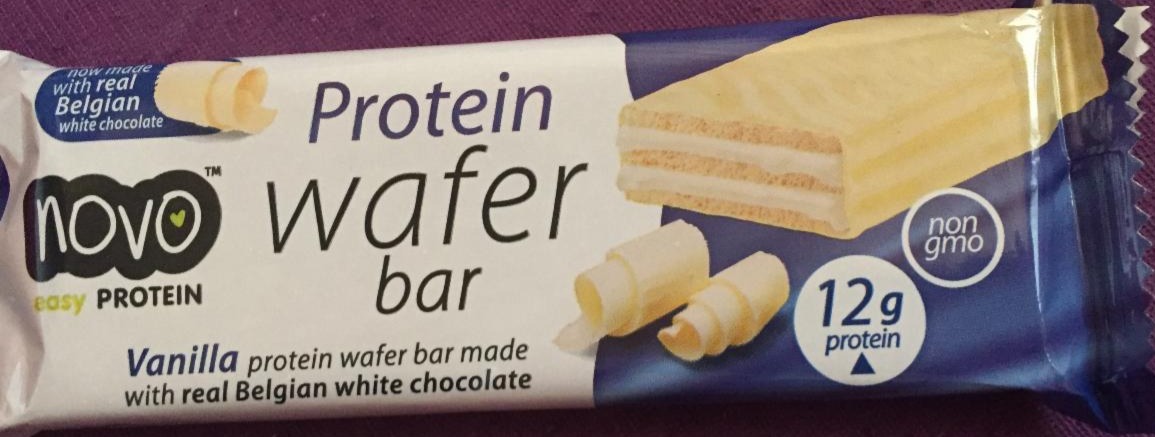 Fotografie - Vanilla Protein Wafer Novo Nutrition