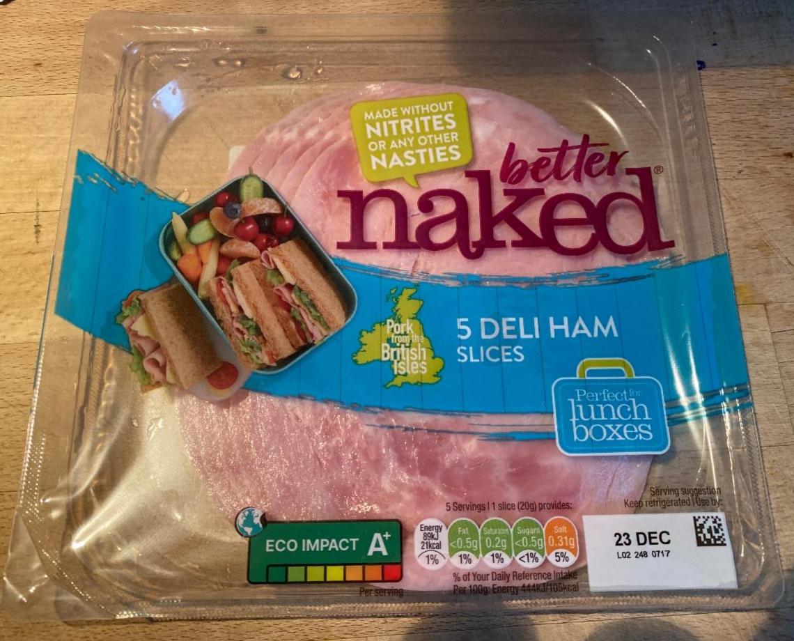 Fotografie - Deli ham slices better Naked