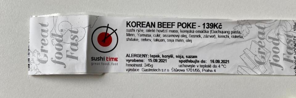 Fotografie - Korean Beef Poké Sushi time