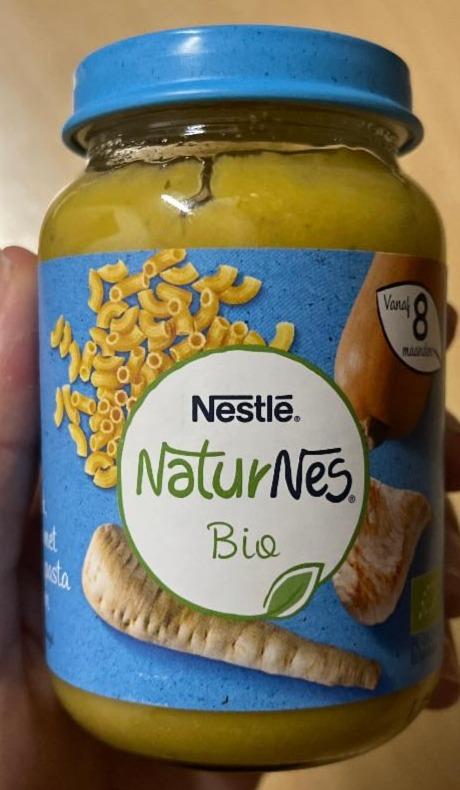 Fotografie - NaturNes Bio Pastinák a dýně s celozrnnými těstovinami a krůtím masem Nestlé
