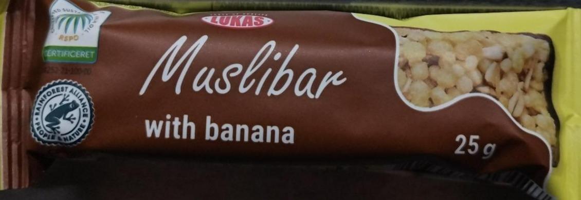 Fotografie - Muslibar with banana Taste of quality Lukas