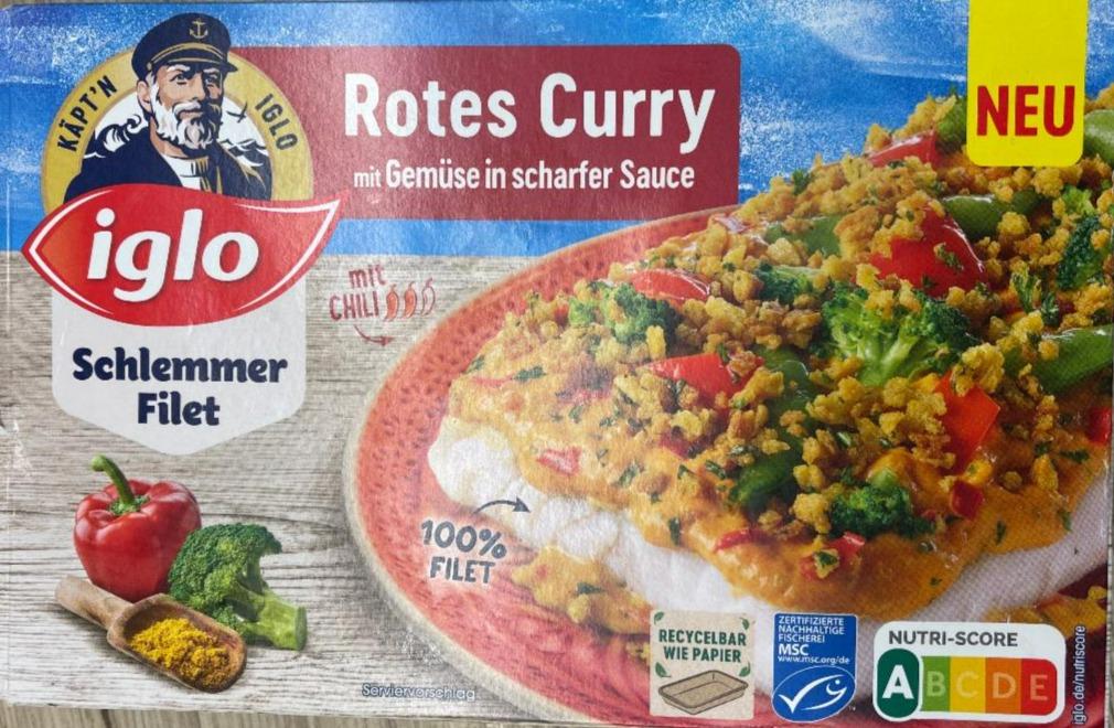 Fotografie - Rotes Curry im Gemüse in scharfer Sauce Iglo