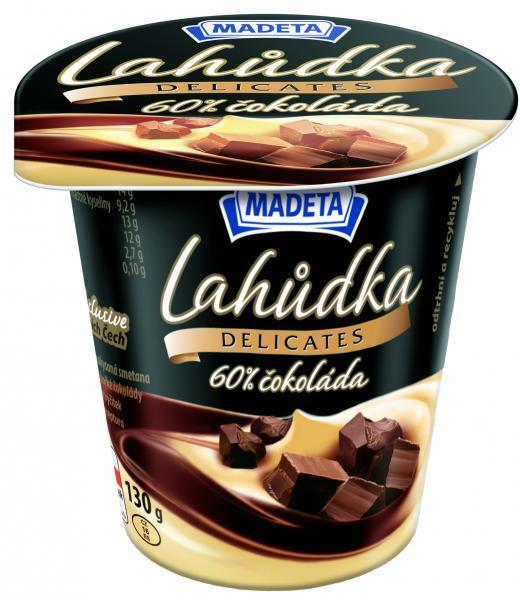 Fotografie - Lahůdka delicates 60% čokoláda 14% Madeta