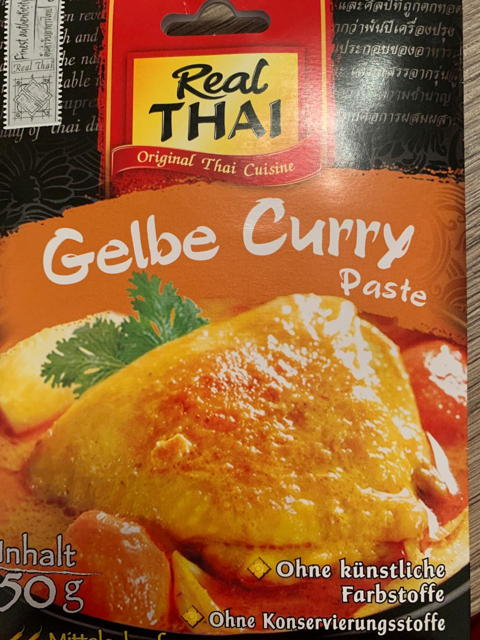 Fotografie - Gelbe Curry Paste Real Thai