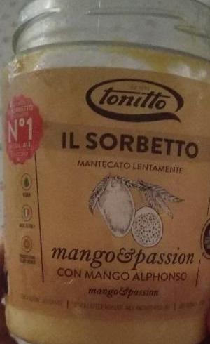 Fotografie - il Sorbetto mango & passion con Mango Alphonso Tonitto