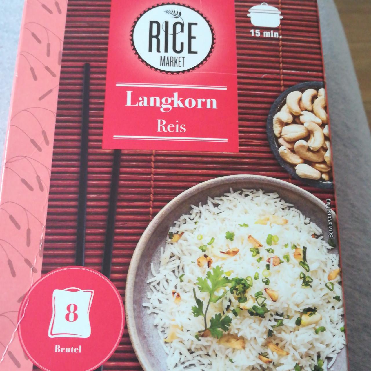 Fotografie - Langkorn Reis Rice Market