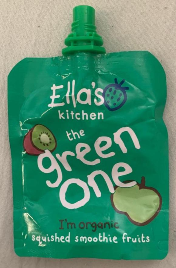 Fotografie - Ella’s kitchen The green one smoothie fruits