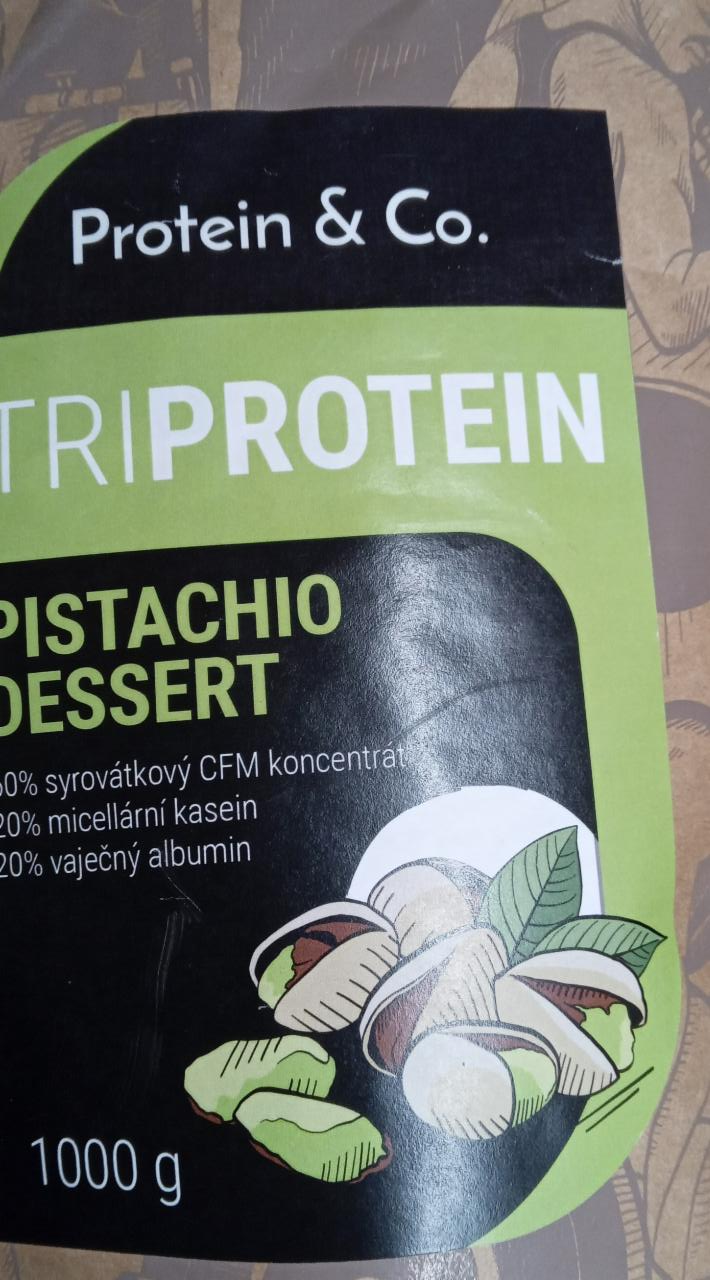 Fotografie - Triblend Pistachio Dessert Protein & Co.
