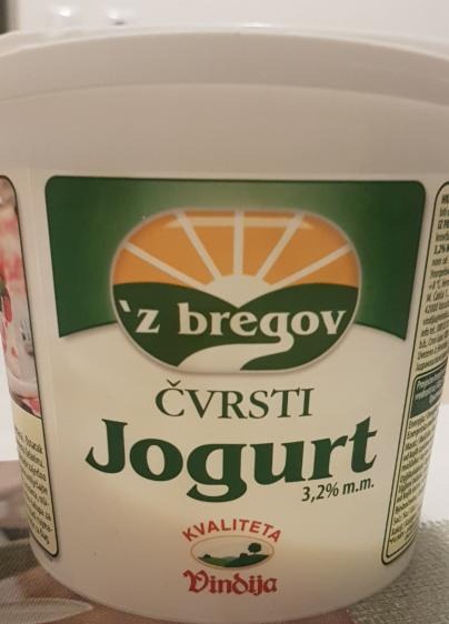 Fotografie - Jogurt čvrsti 3,2% m.m. Z'bregov