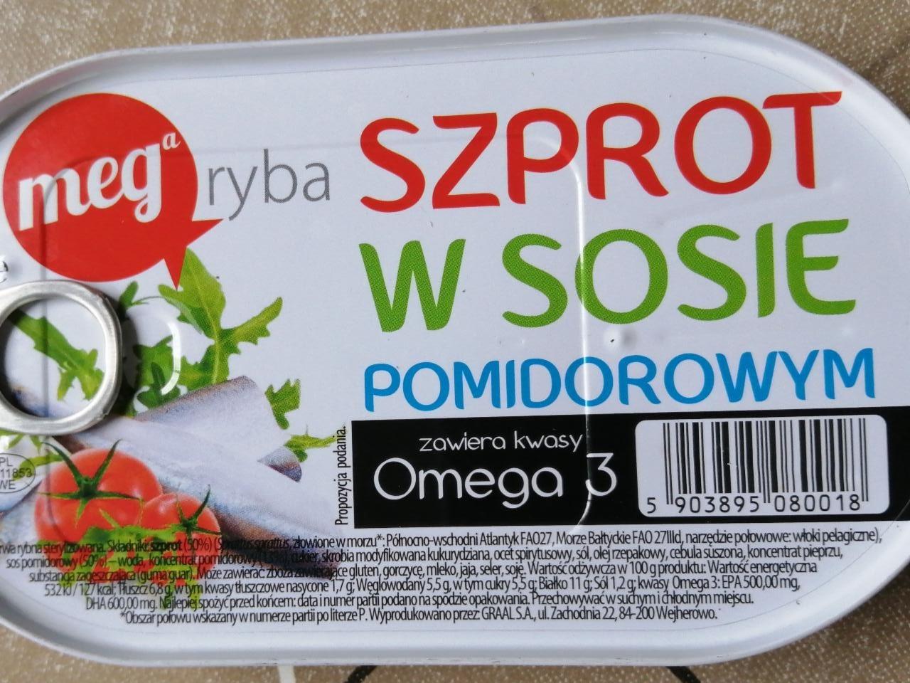 Fotografie - Szprot w sosie pomidorowym MegaRyba