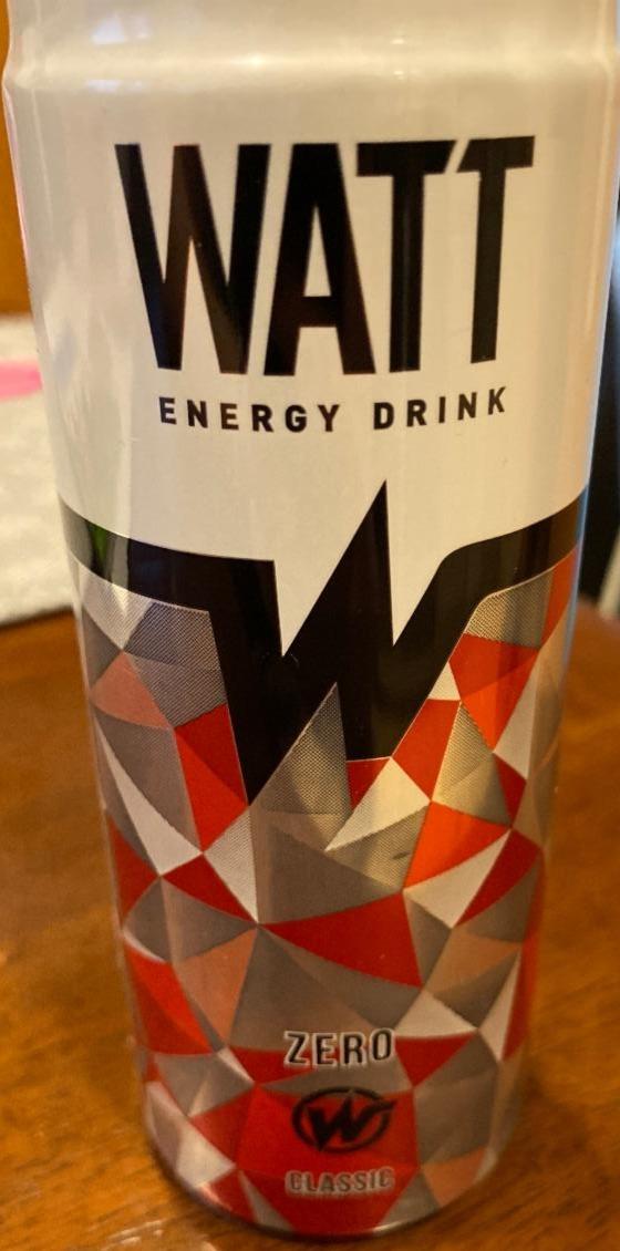 Fotografie - Energy drink Zero Classic Watt