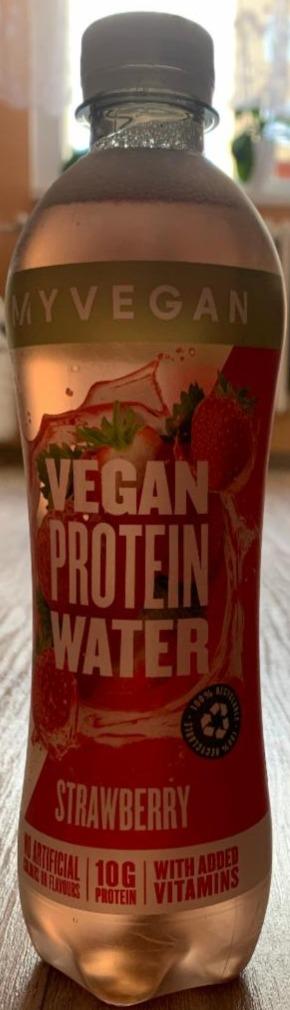 Fotografie - Vegan Protein Water Strawberry MyVegan