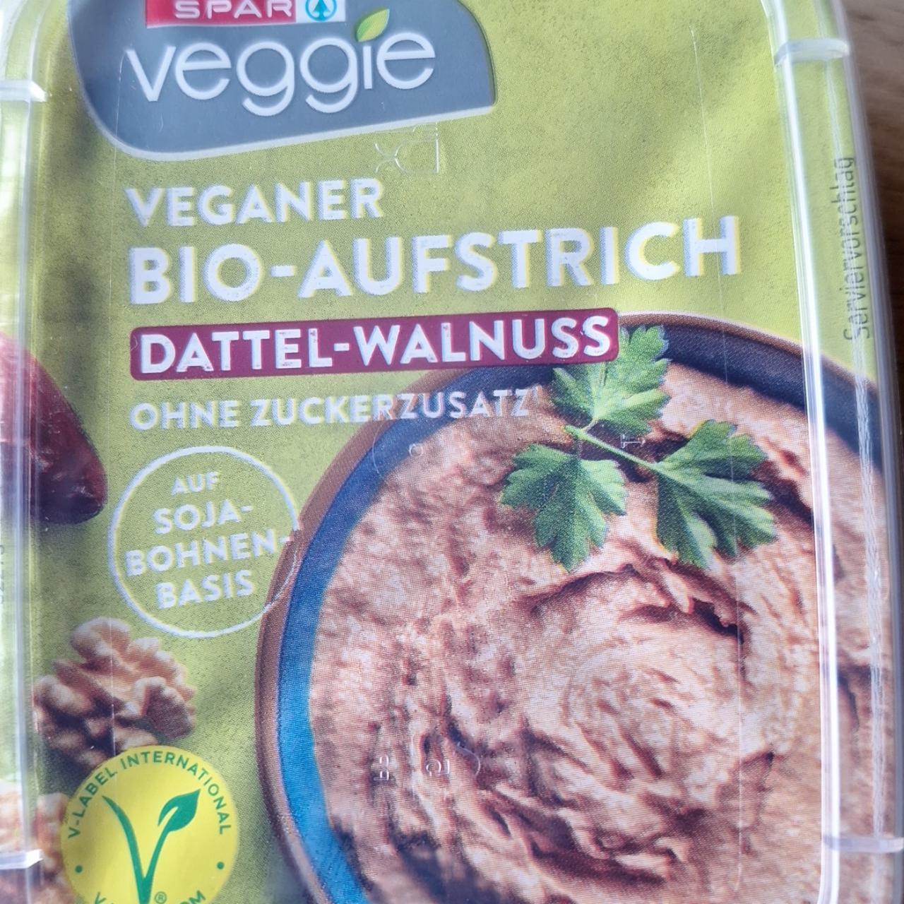 Fotografie - Veganer Bio-Aufstrich Dattel-Walnuss Spar veggie