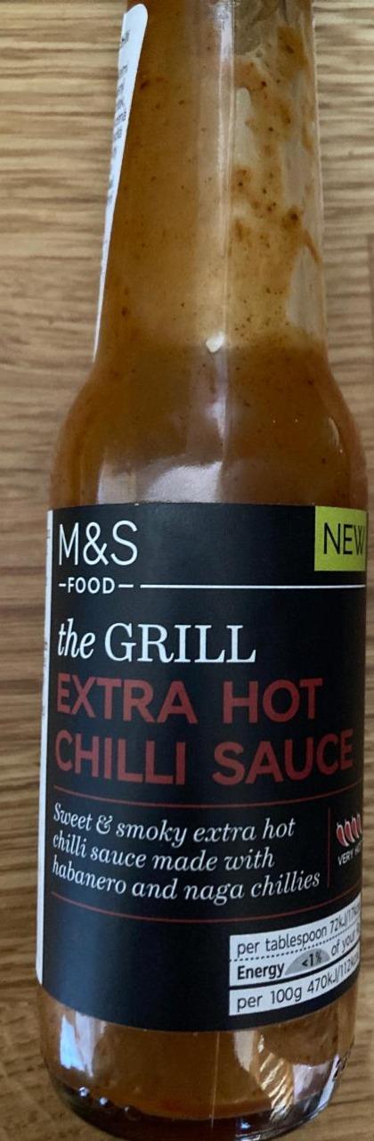 Fotografie - the GRILL extra hot chilli sauce M&S Food