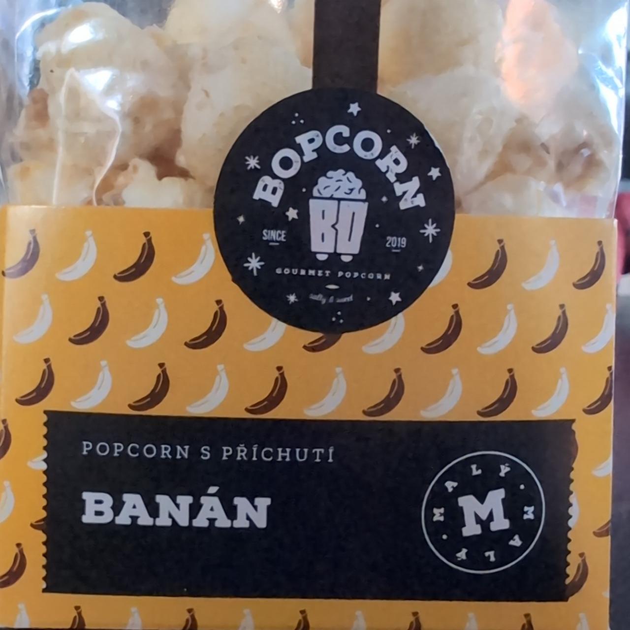 Fotografie - Popcorn s příchutí banán Bopcorn