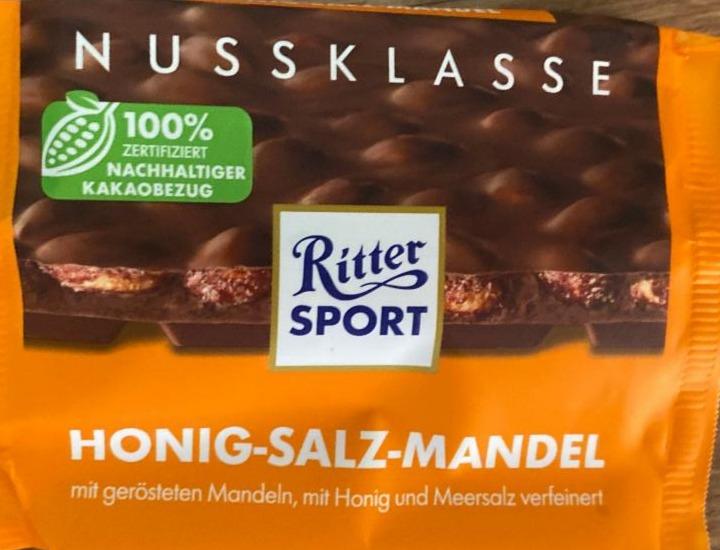Fotografie - Honig-Salz-Mandel Nussklasse Ritter Sport